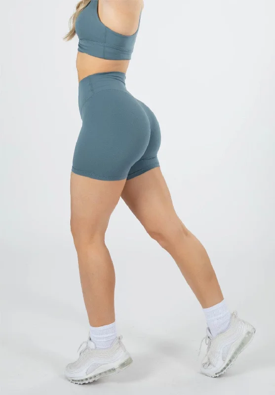 Breathe Easy In Comfortable Yoga Outfits Reluna Original Sculptseam™ Short Slate