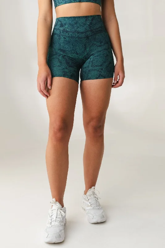 Don't Miss Out On Premium Yoga Wear Deals Vitality Revive Volley Short - Forest Serpent