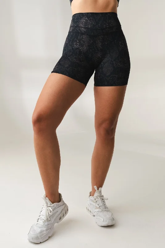 Premium Yoga Wear At Special Discounts Vitality Revive Volley Short - Midnight Serpent