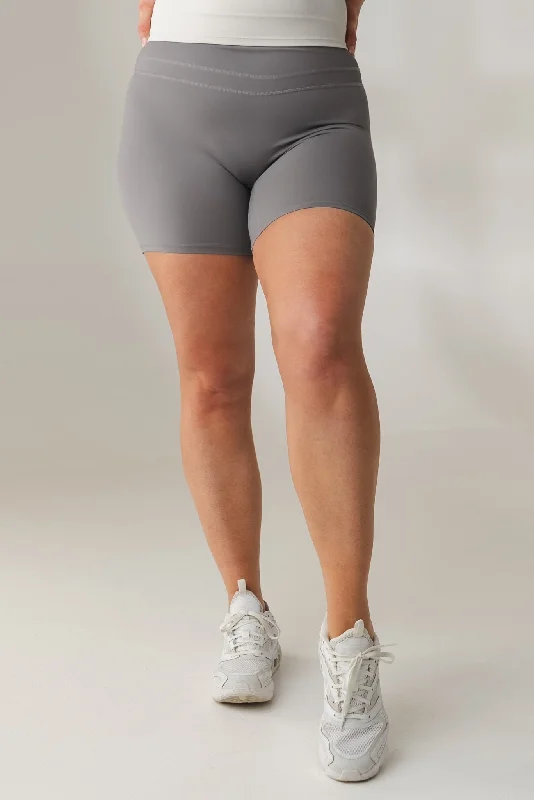 Soft, Stretchy, And Super Affordable Yoga Wear Vitality Revive Volley Short - Stone