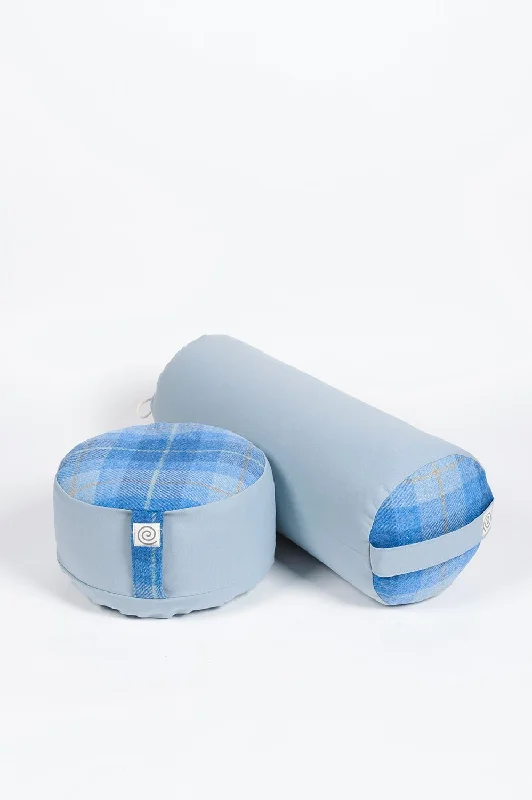 Feel Good, Look Great, Spend Less On Yoga Gear Scottish Duo - Yoga Bolster & Meditation Cushion Set
