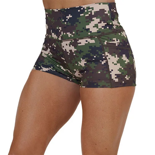 The Best Yoga Clothing At The Best Prices Shorts | Digital Camo