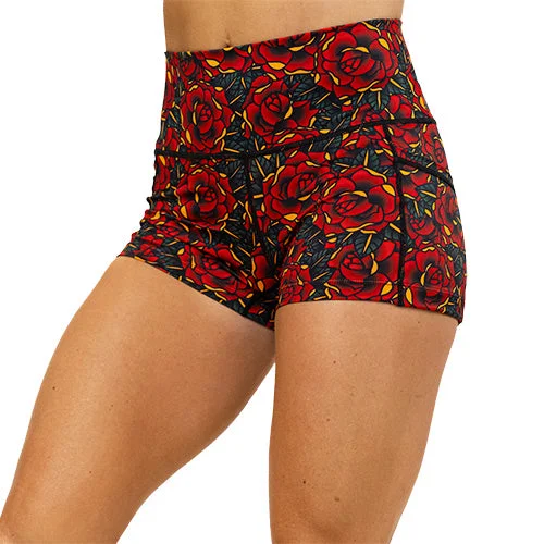 Find Balance In Stylish And Affordable Yoga Wear Shorts | Petals To The Metal