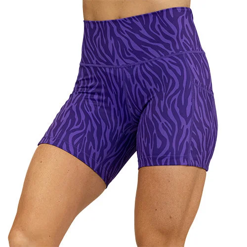 Lightweight, Breathable Yoga Wear At Special Prices Shorts | Purple Safari
