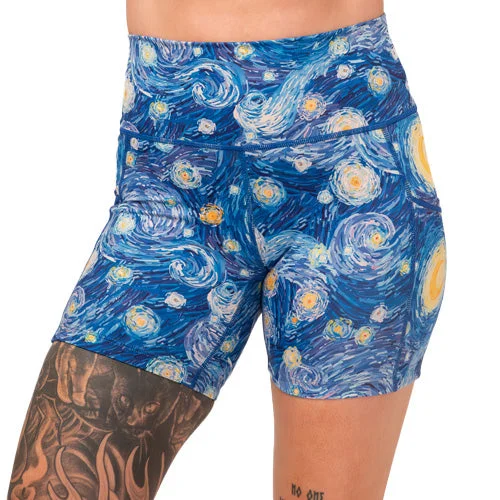 Elevate Your Style And Practice For Less Shorts | Starry Night