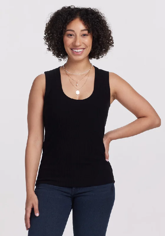 Your Yoga Essentials, Now At Lower Prices Sloane Ribbed Tank - Black