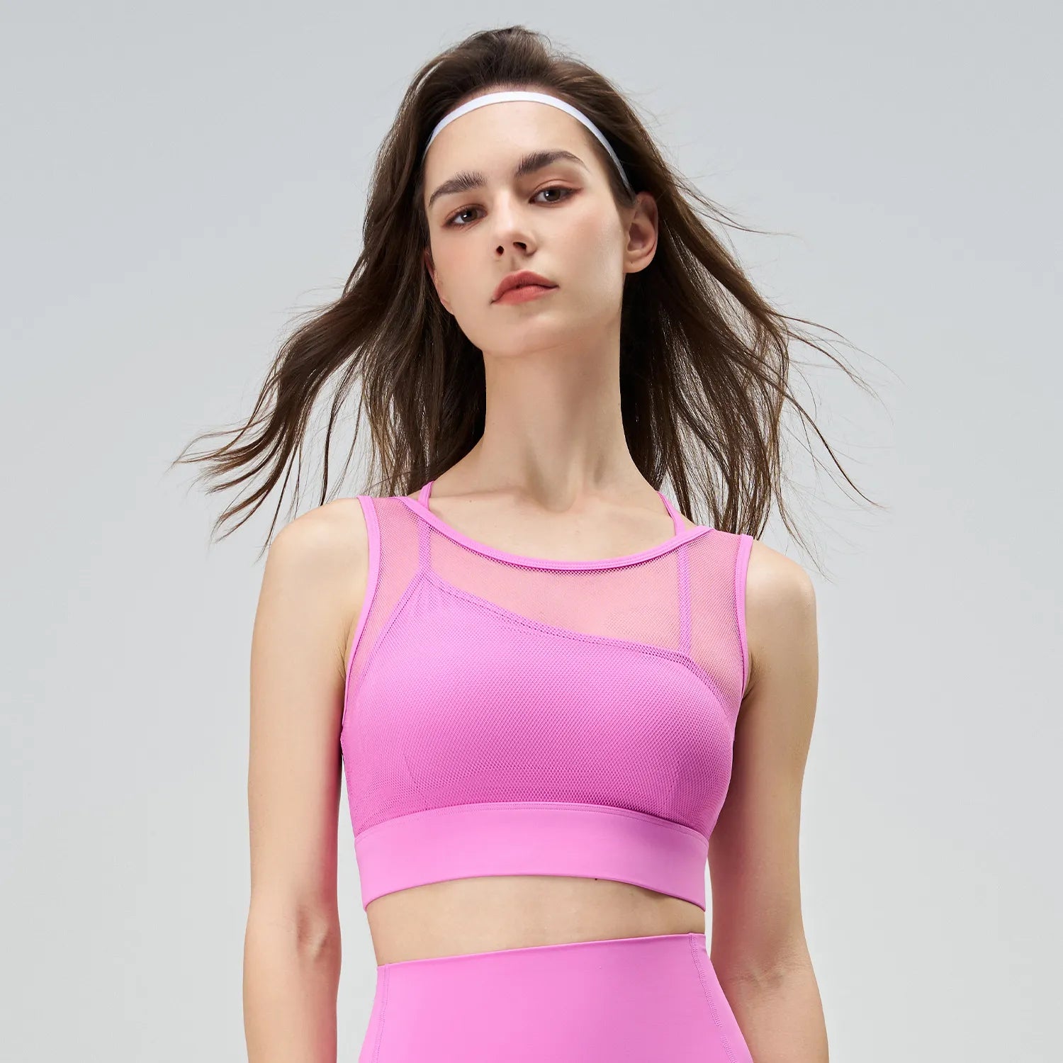 Flexibility Meets Affordability In Our Yoga Wear Sale SPARK Athletic Fake Two Tank Top RQA-120