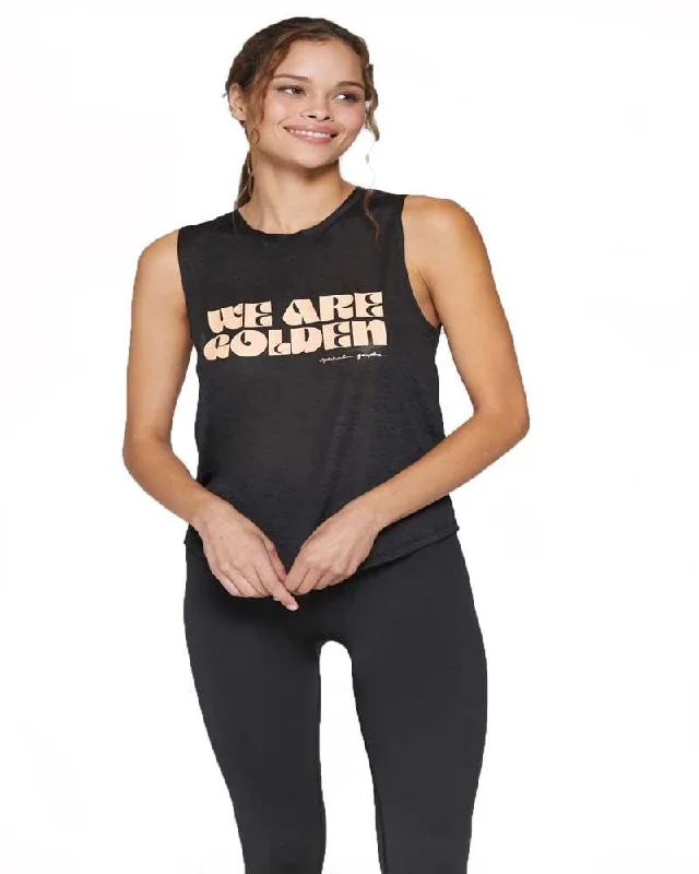 Premium Yoga Wear At Special Discounts Golden Active Muscle Tank