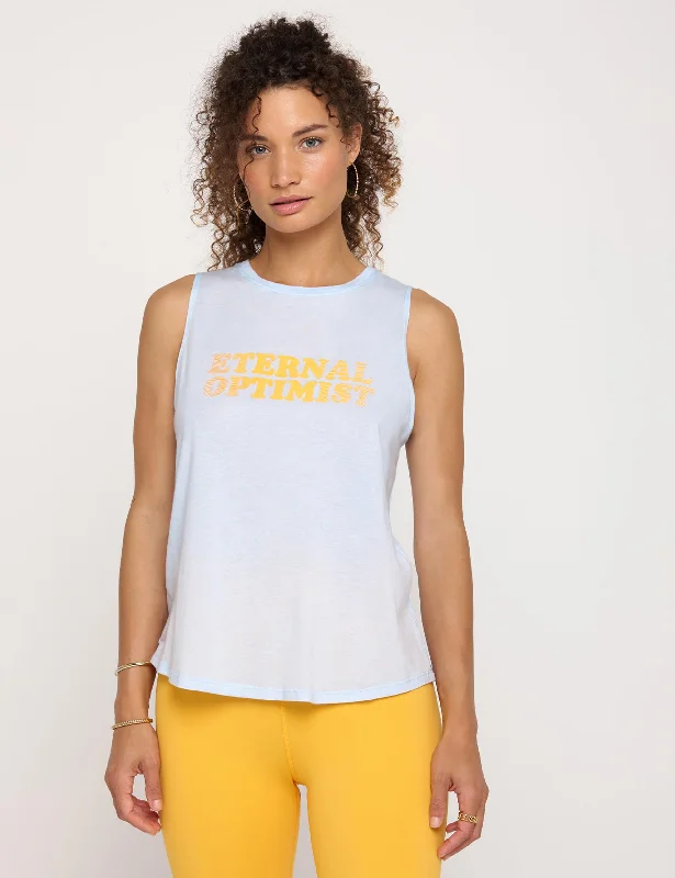 Stretch, Move, And Save On Yoga Clothing Optimist Jade Muscle Tank - Windsurfer