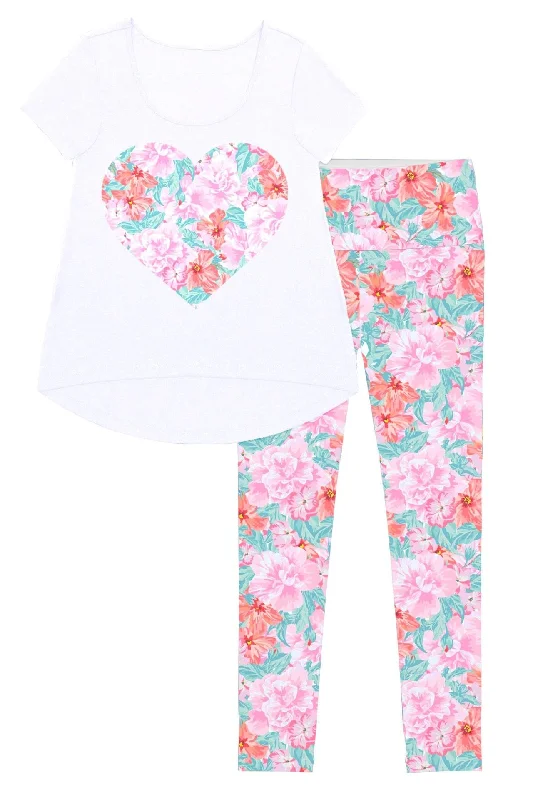 Limited-Time Savings On Yoga Leggings And Tops Spring Garden Mary Set - Women