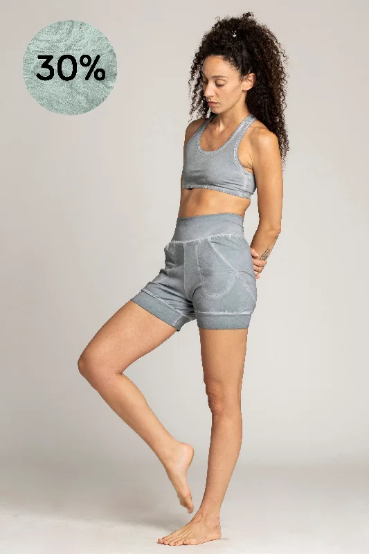 Elevate Your Style And Practice For Less Stonewash Racer-Back Bra
