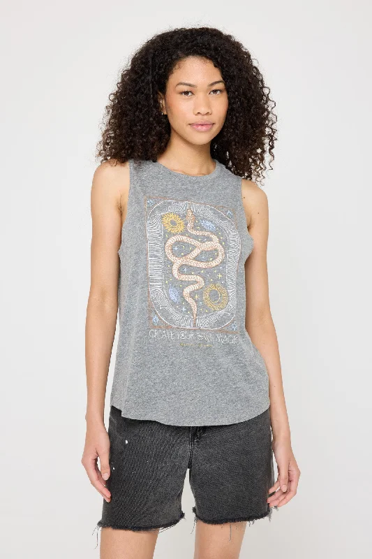 Limited-Time Sale On Stylish Yoga Apparel Magic Jade Muscle Tank