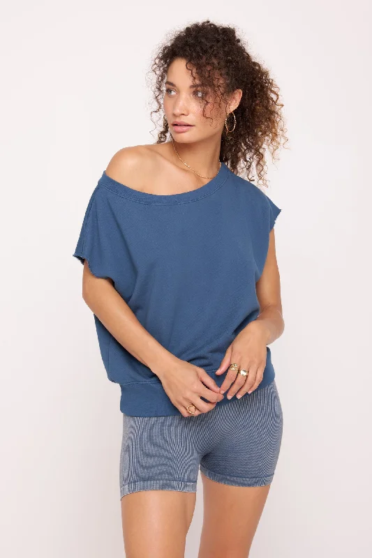 Performance Meets Savings In Our Yoga Wear Sale La Vida SS Off Shoulder Sweatshirt
