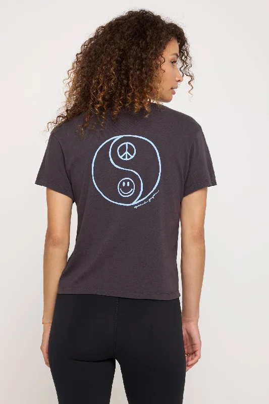 Your Practice Deserves The Best—At Better Prices Yin Yang Peace Lila SS Tee