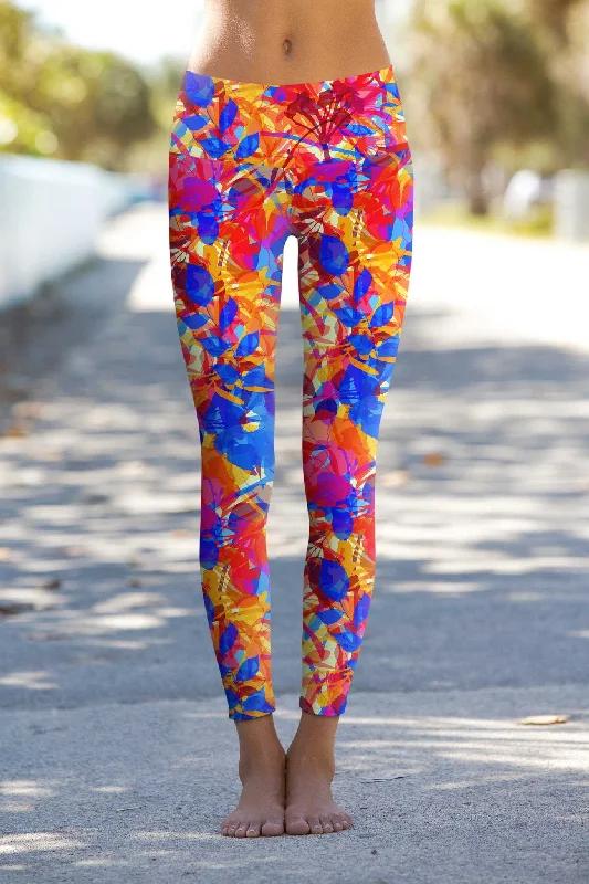 From Warm-Ups To Cooldowns, Shop And Save Summer Dizziness Lucy Printed Performance Legging - Women