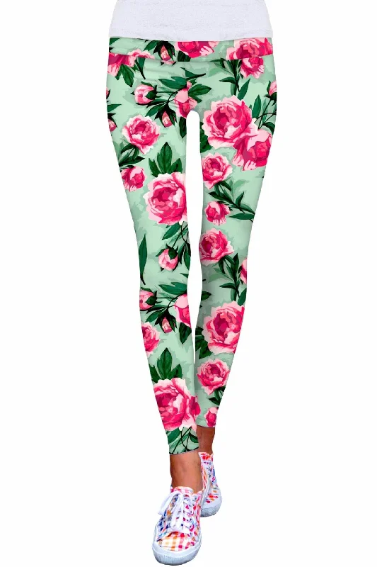 Enhance Your Flow With Stylish Yoga Wear At Great Prices Sweetheart Lucy Floral Print Performance Leggings - Women