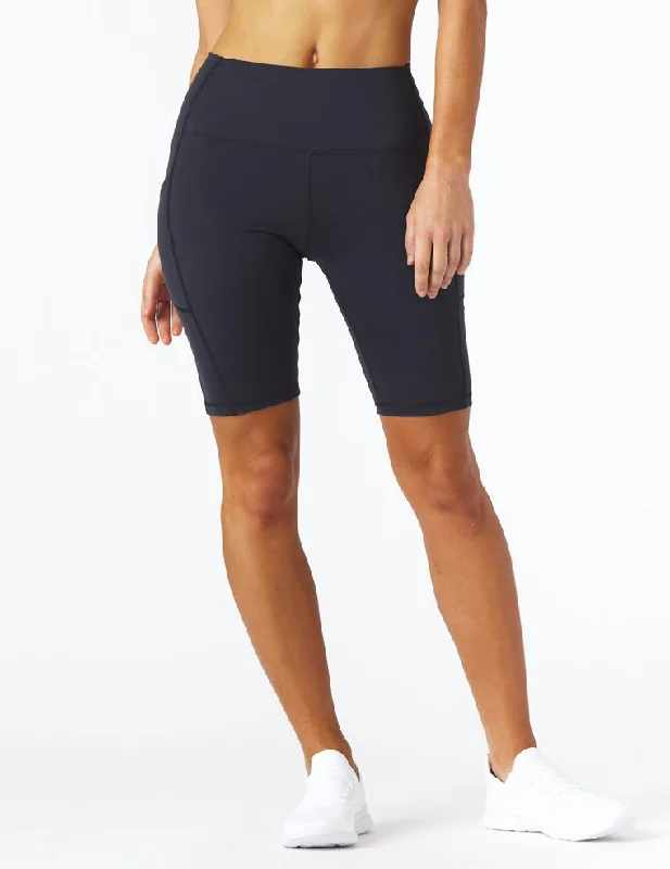 Look And Feel Your Best With Discounted Yoga Clothing Taper Short: Black