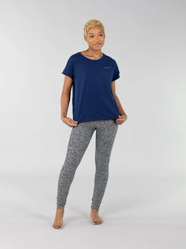 From Warm-Ups To Cooldowns, Shop And Save CorePower Yoga Navy Cap Short Sleeve Top