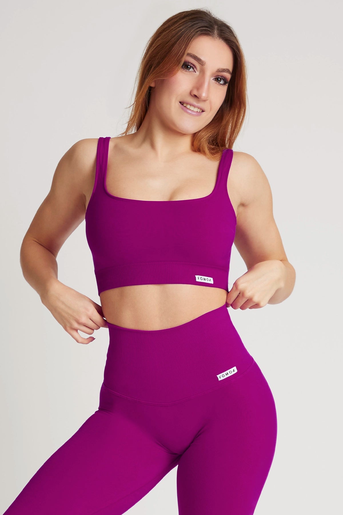 Move With Confidence In Discounted Yoga Outfits Top Gym Fashion Purple