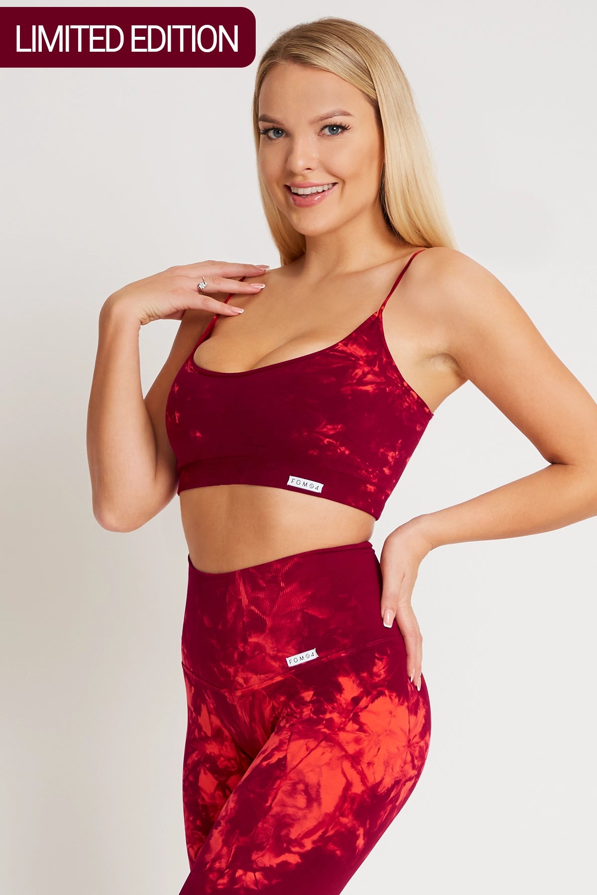 Stretch, Move, And Save On Yoga Clothing Top Maltinto Rosso Inferno