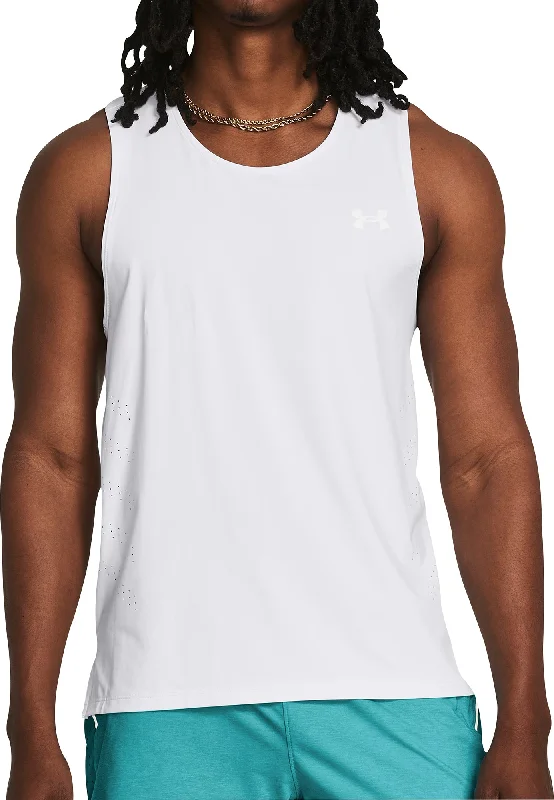 Your Yoga Wardrobe, Upgraded For Less Under Armour Launch Elite Mens Running Vest - White