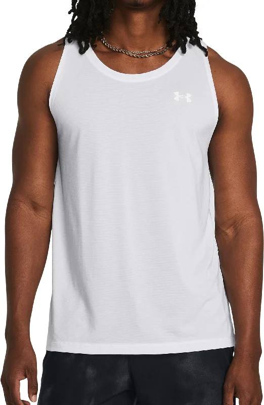Limited-Time Sale On Stylish Yoga Apparel Under Armour Launch Mens Running Vest - White
