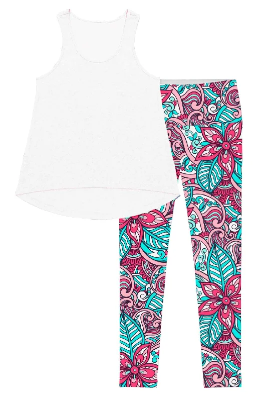 Breathe Easy In Comfortable Yoga Outfits Under The Sea Donna Set - Women