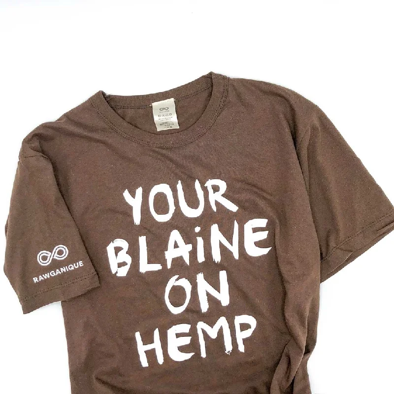 Shop High-Quality Yoga Apparel At Exclusive Discounts Unisex 100% Organic Cotton T-shirt (USA)(Your Blaine On Hemp)