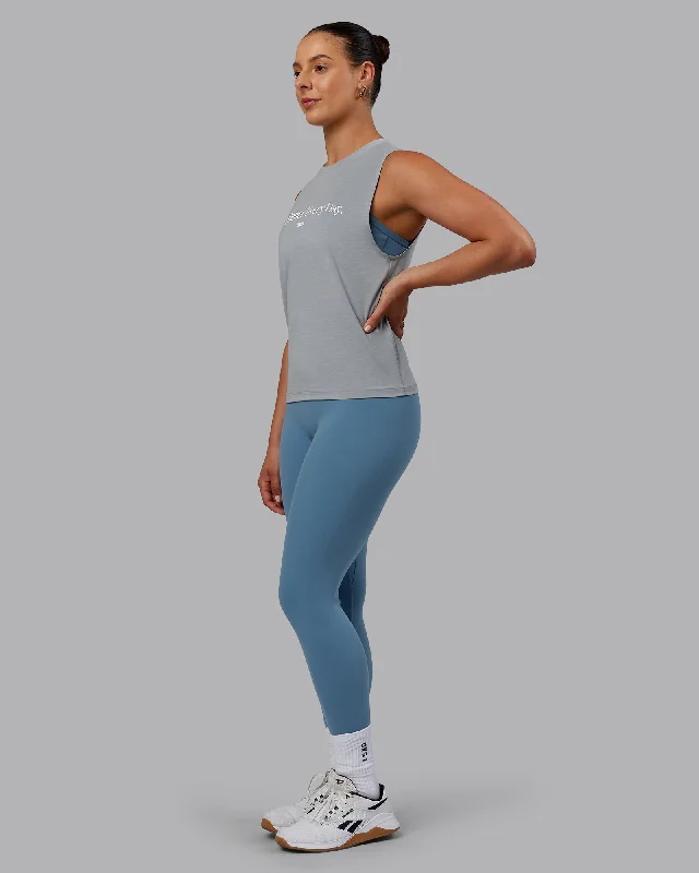 Affordable Activewear Designed For Movement Unleash 1% Better Training Tank - Circular Grey-White