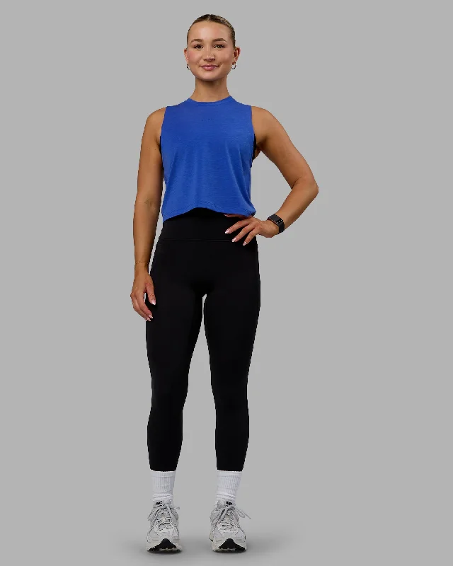 The Perfect Blend Of Comfort And Savings Unleash Cropped Training Tank - Power Cobalt