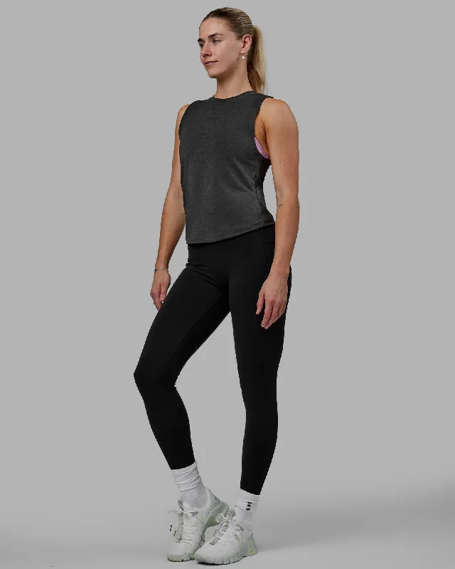 Elevate Your Style And Practice For Less Vital Training Tank - Charcoal Marl