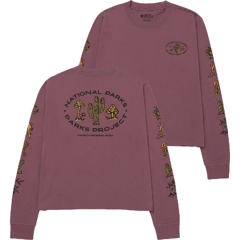 Your Practice Deserves The Best—At Better Prices Women's 90s Doodle Parks Boxy Long Sleeve Tee