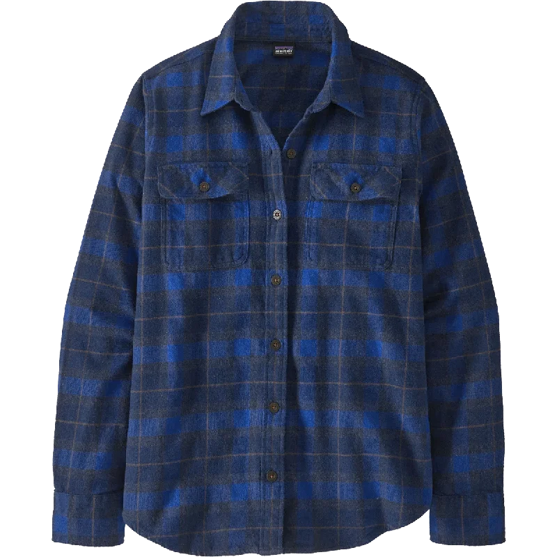 Unmissable Deals On Flexible Yoga Apparel Women's Long Sleeve Midweight Fjord Flannel Shirt
