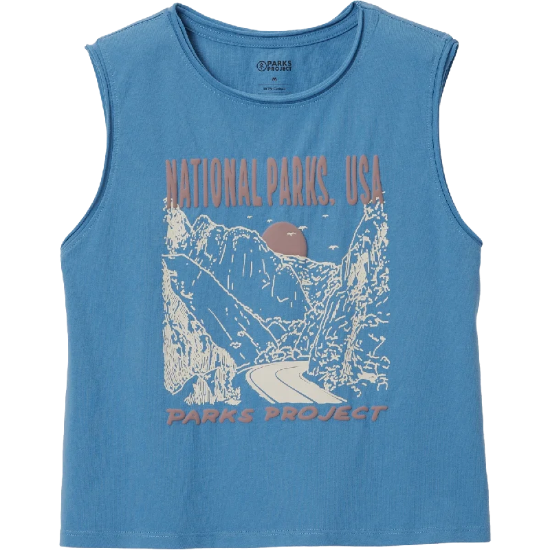 Performance Meets Savings In Our Yoga Wear Sale Women's National Parks Puff Print Tank