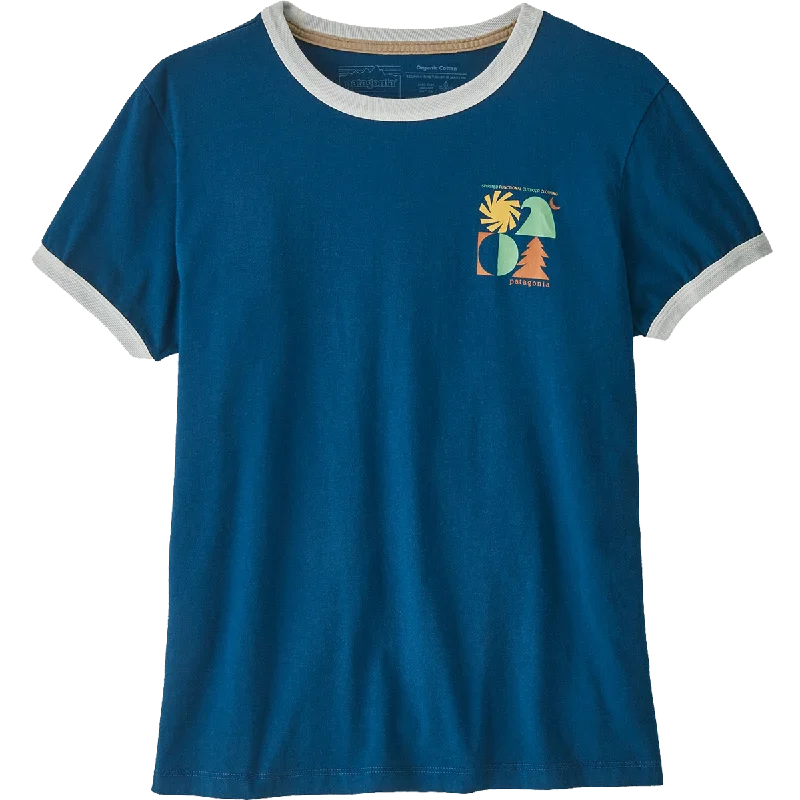 Flow In Comfort With Stylish Discounts Women's Spirited Seasons Organic Ringer Tee