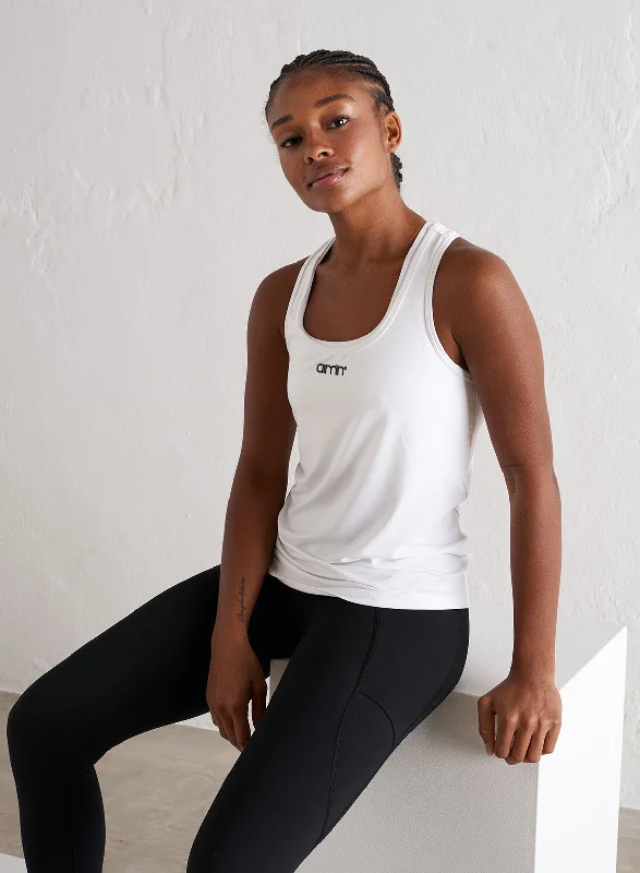 The Yoga Wear Sale You’Ve Been Waiting For White Soft Basic Racerback Tank