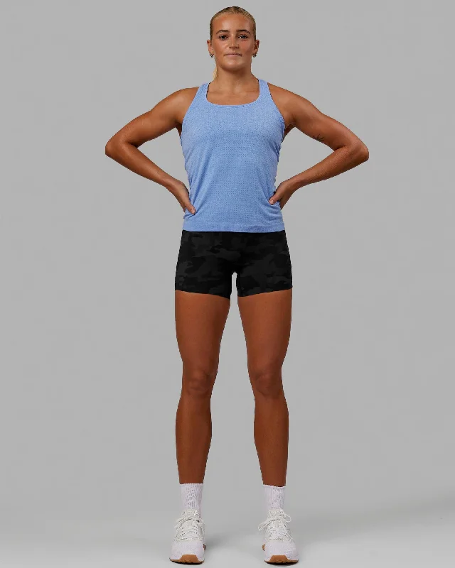 Comfortable, Stylish, And Now More Affordable AeroFLX+ Seamless Tank - Cornflower Blue Marl