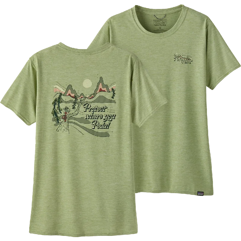 Yoga Apparel Designed For Movement At Lower Prices Women's Cap Cool Daily Graphic Tee - Lands