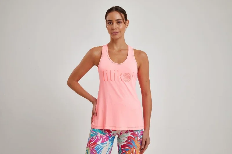 Sweat In Style With Yoga Clothing Discounts Women's Dri-Fit Tank Top LILIKOI Logo - MELON