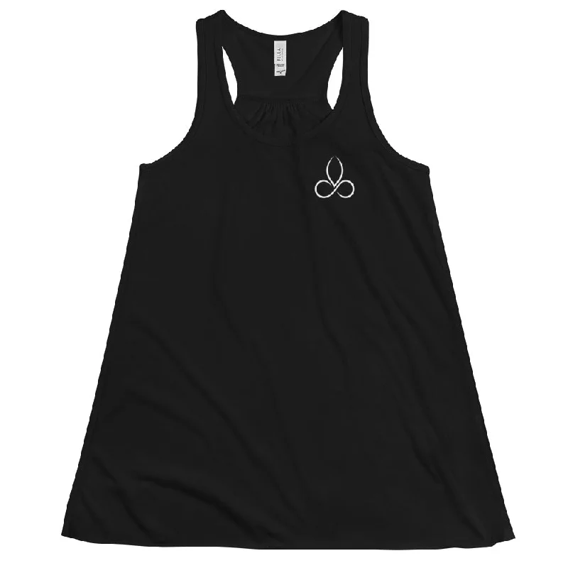 Find Your Perfect Fit With Discounted Yoga Outfits Sunia Yoga Women's Flowy Black Racerback Tank