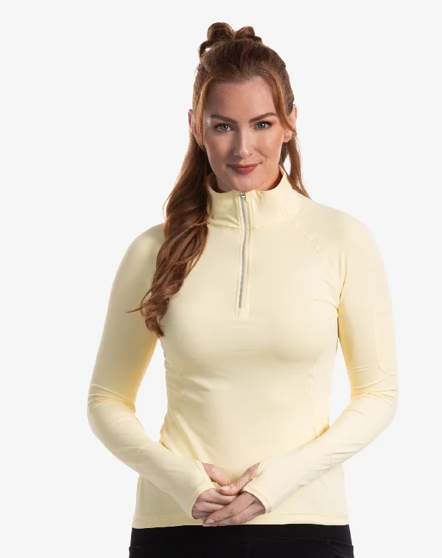 Stretch In Style With Budget-Friendly Yoga Wear WOMEN'S MOCK ZIP TOP TRENDING (3001)