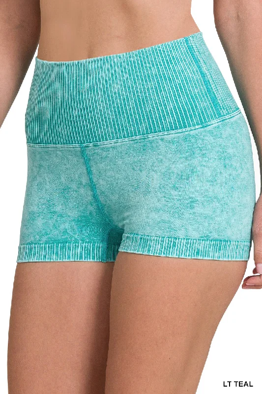 Elevate Your Style And Practice For Less Zenana Seamless High Waisted Shorts NPW-6120