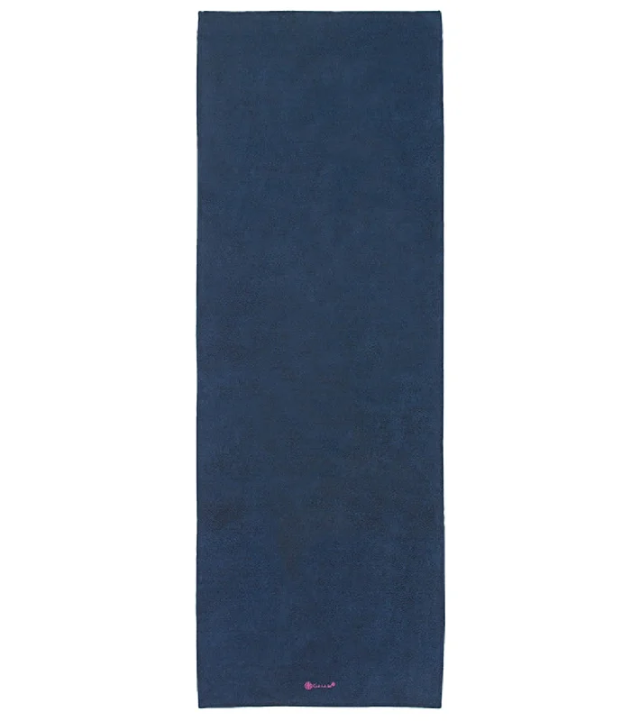 Premium Yoga Blocks And Straps At Lower Prices Gaiam Grippy Yoga Mat Towel Estate Blue/Fuchia Red