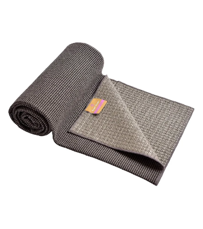 Flexible Prices For Flexible Moves Hugger Mugger The Yoga Mat Towel 72" 1.6mm Graphite