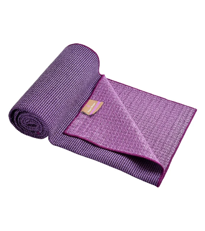Stretch Your Budget With Our Yoga Sale Hugger Mugger The Yoga Mat Towel 72" 1.6mm Ultraviolet