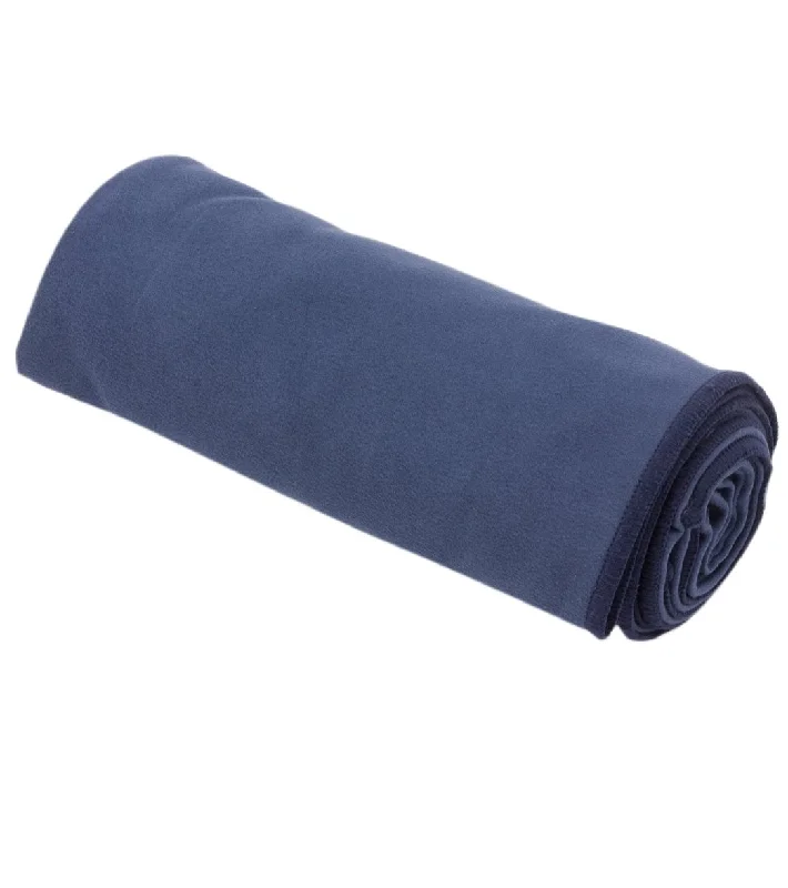 Move With Confidence, Save With Ease Manduka eQua Yoga Mat Towel Midnight