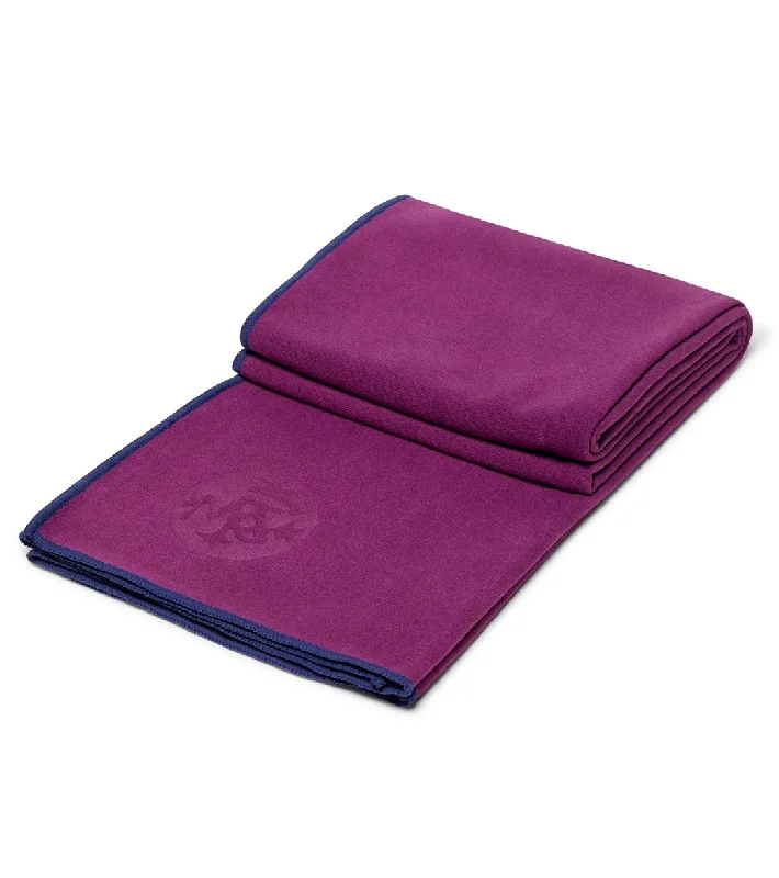 The Perfect Support For Every Pose At Special Prices Manduka eQua Yoga Mat Towel Purple Lotus