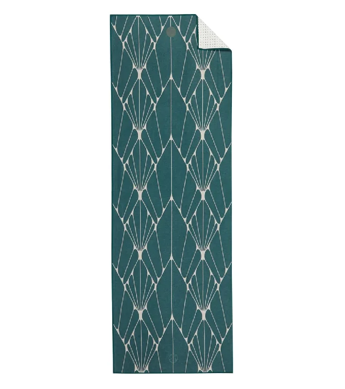 Serenity Starts With Savings On Yoga Gear Manduka Yogitoes+ Repreve® Yoga Mat Towel, 71" Devotion Rainforest