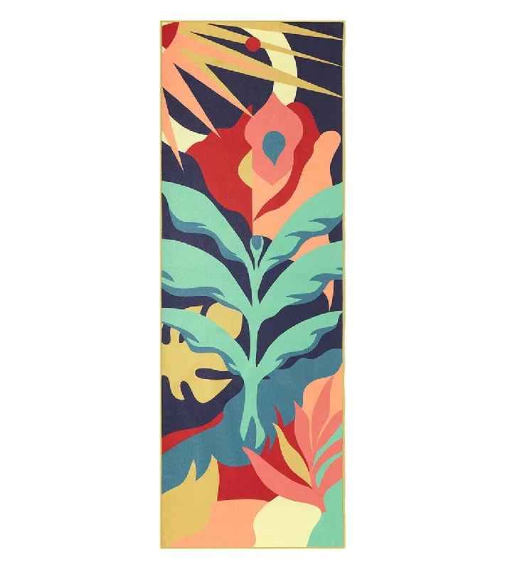 Unbeatable Discounts On Yoga Must-Haves Manduka Yogitoes+ Repreve® Yoga Mat Towel, 71" Hot Flora