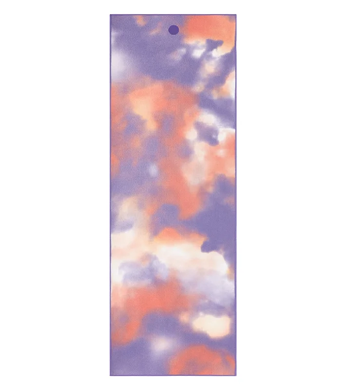 Align Your Practice With Unbeatable Deals Manduka Yogitoes+ Repreve® Yoga Mat Towel, 71" Paisley Sky